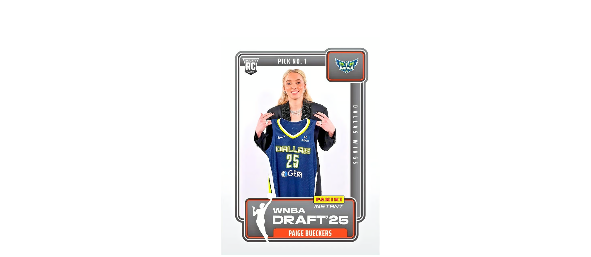 2025 Paige Bueckers Panini Rookie Card #DN-1
