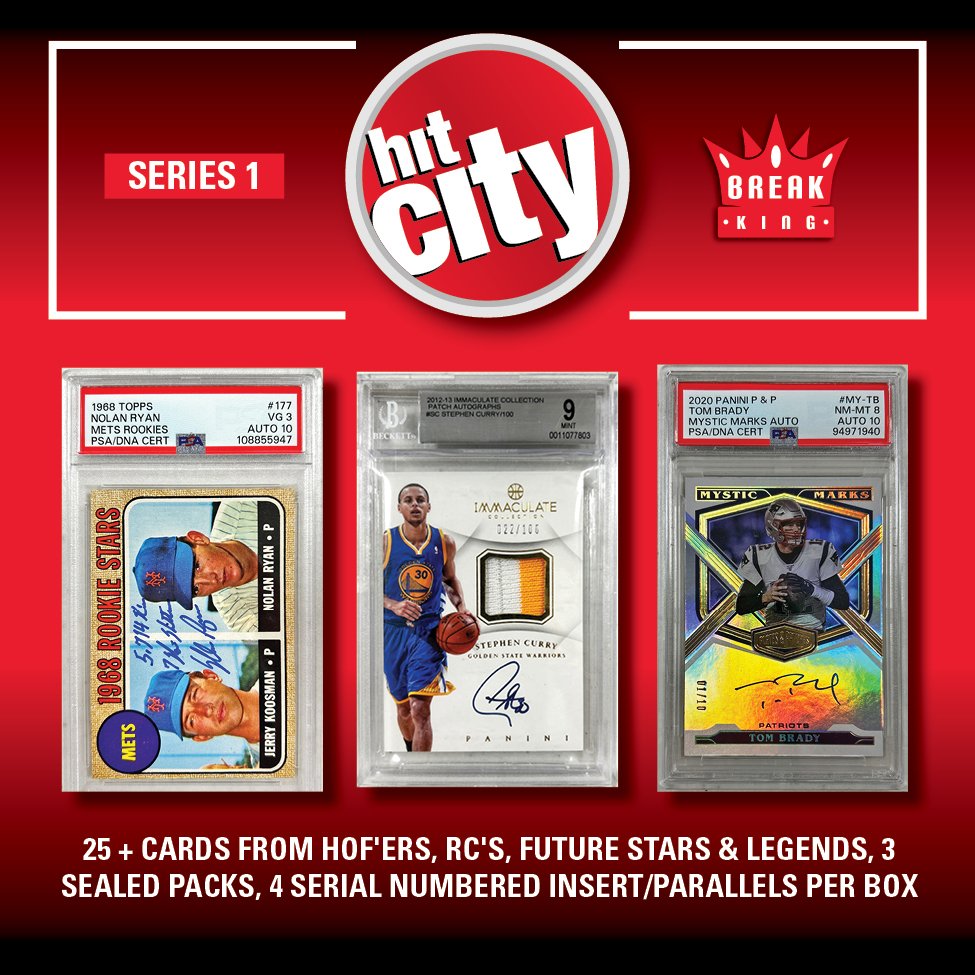 Break King "HIT CITY" Mystery Box Series 1