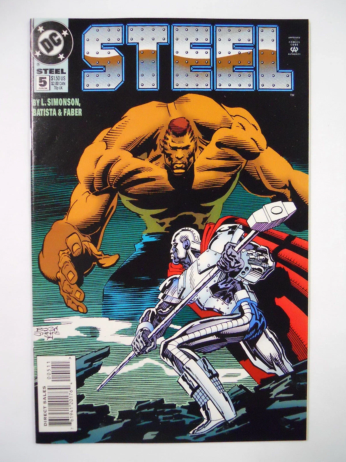 Steel #5 DC Comics January 1994 - Unread Newsstand Edition