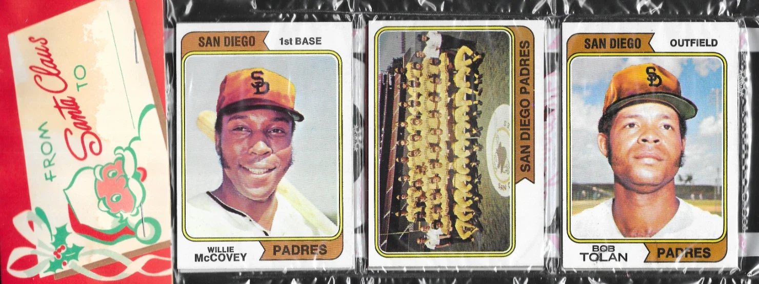 1974 Topps Baseball Rak Pack Willie McCovey