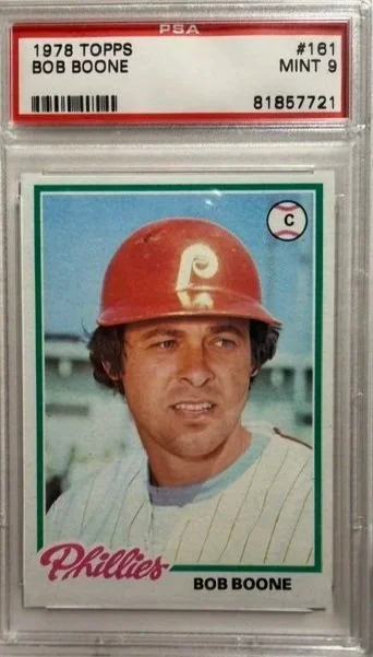 Bob Boone 1978 Topps PSA 9 Baseball Card #161