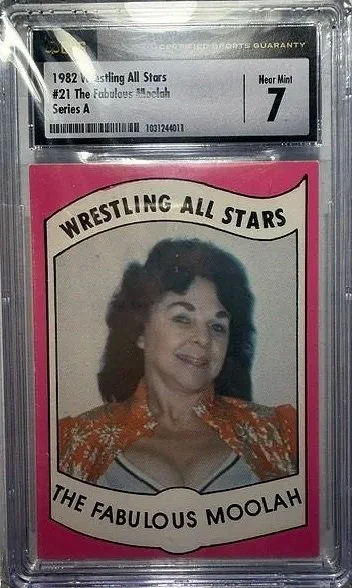 1982 Wrestling All Stars Fabulous Moolah CSG 7 Card