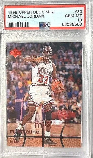 Michael Jordan #30 UD 1998 MJx PSA 10 Card