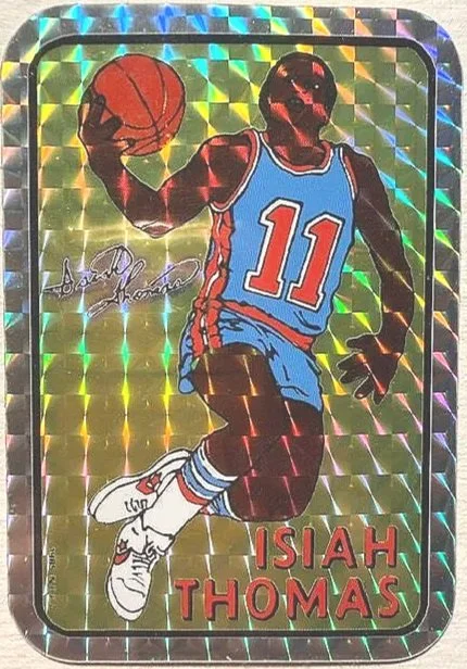 Isiah Thomas 1985 Prism Jewel Sticker
