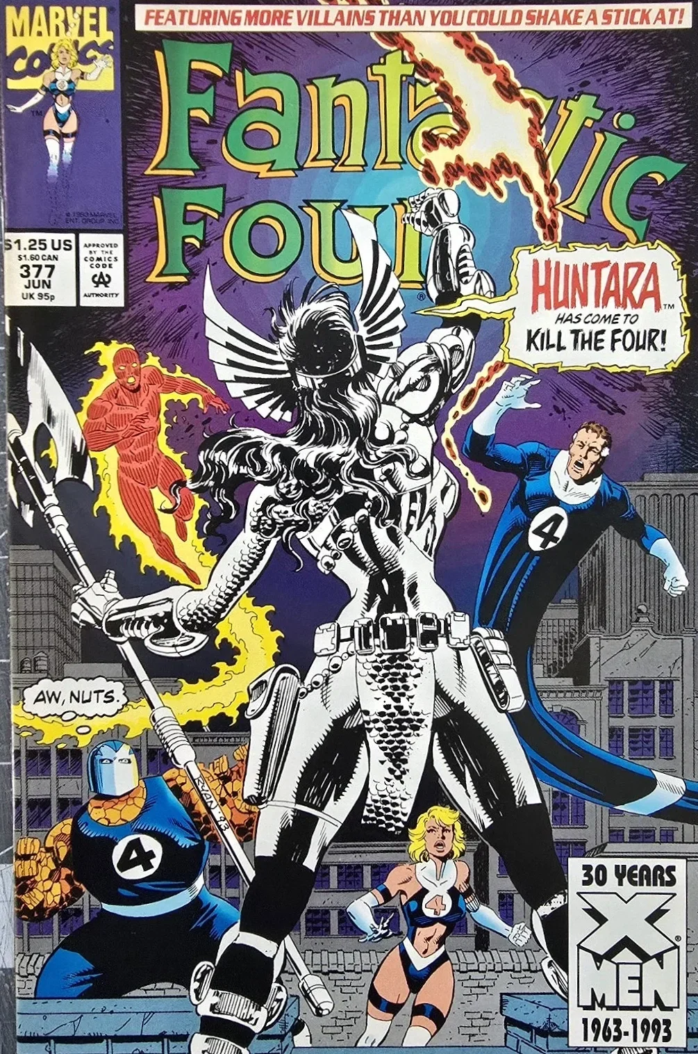 Fantastic Four Marvel June #377 Unread Newsstand Comic