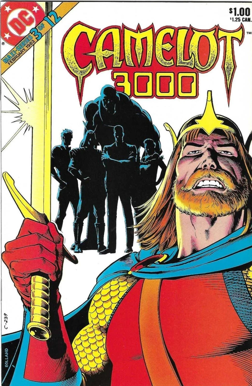Camelot 3000 #3 DC Comics Classic (Unread Newsstand Edition)