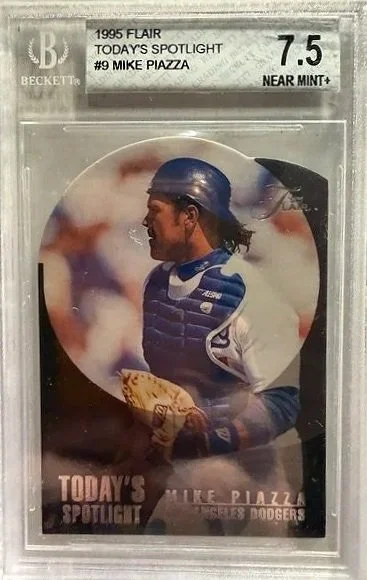 1996 Mike Piazza Fleer Flair 'Today's Spotlight' Card