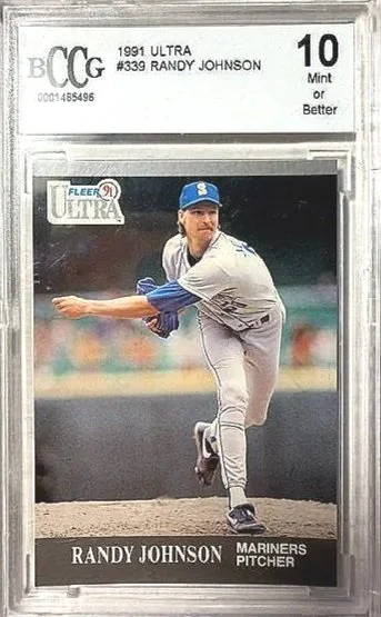 1991 Ultra Randy Johnson Beckett 10 Mint Card