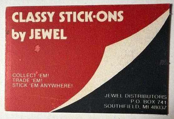 1985 Jewel Prism Vintage Sticker Sleeve