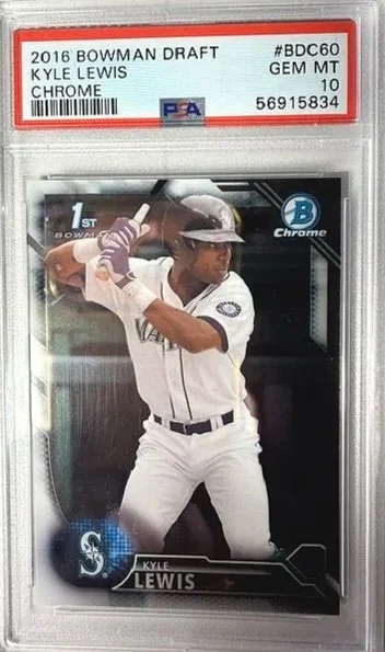 Kyle Lewis 2016 Bowman Chrome Rookie Card PSA 10