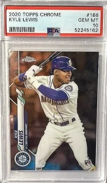 Kyle Lewis 2020 PSA 10 Topps Chrome Rookie Card