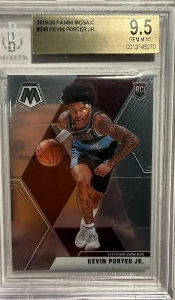 Kevin Porter Jr. Beckett 9.5 Panini Mosaic Rookie Card