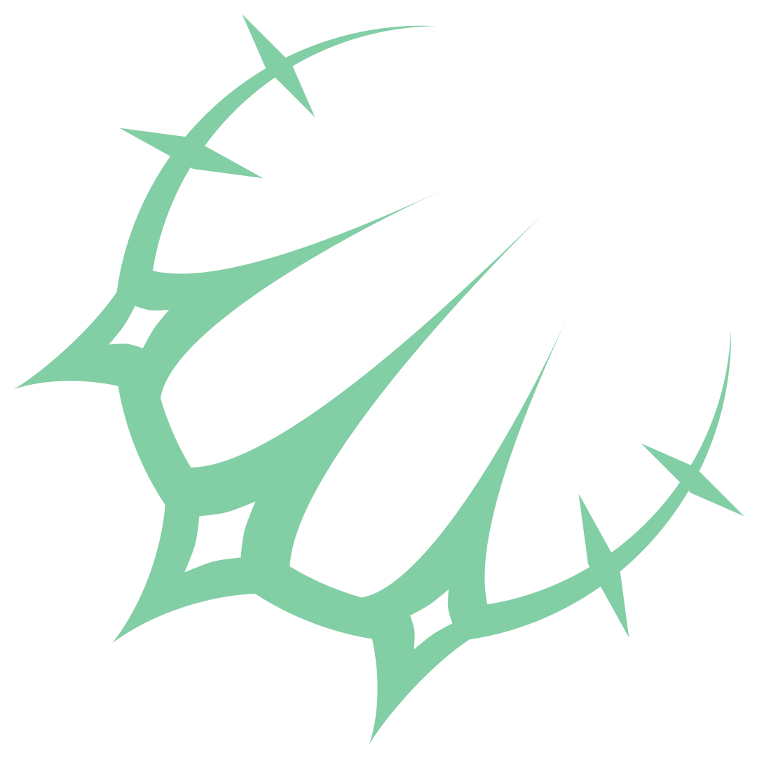 A stylized illustration of shooting stars linked together. This is the Starshower Media LLC logo.