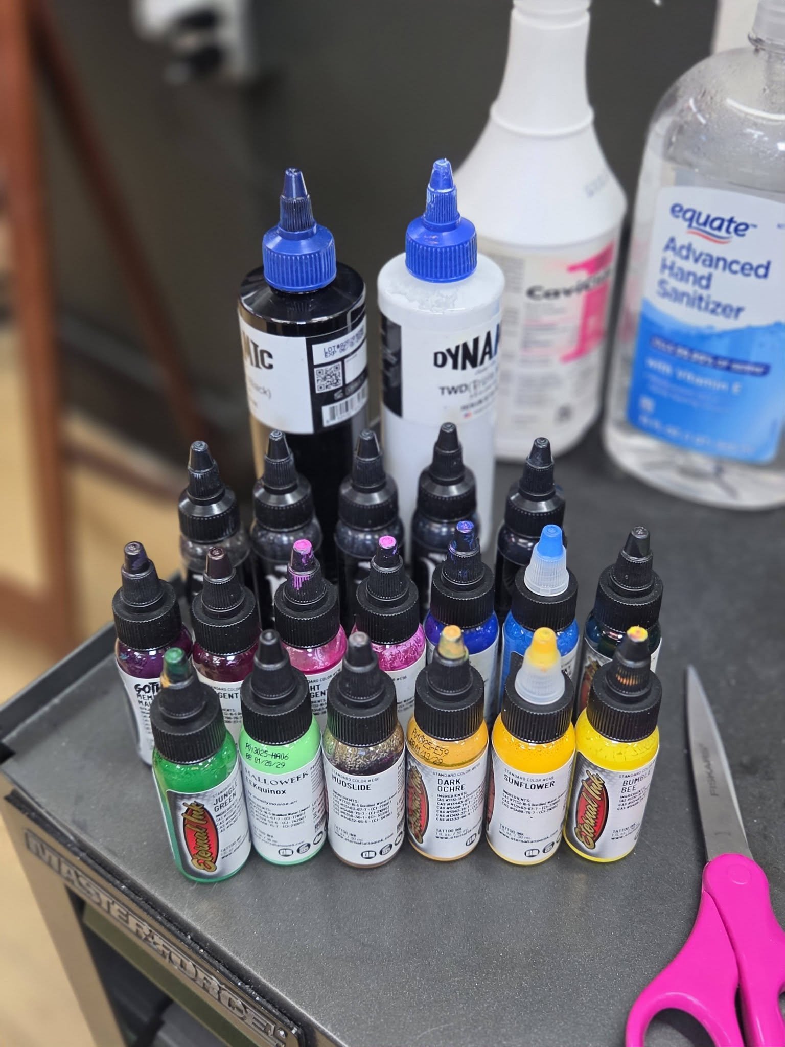 tattoo setup