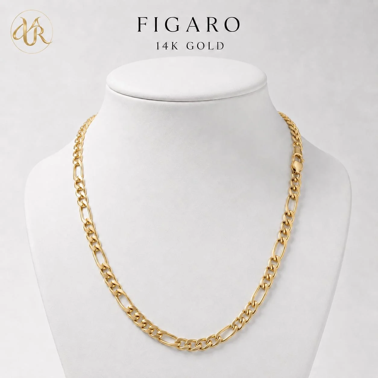 Figaro 14K Chain Necklace