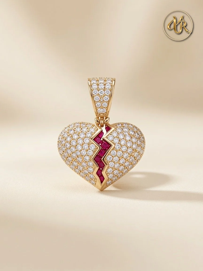 Broken Heart Pendant