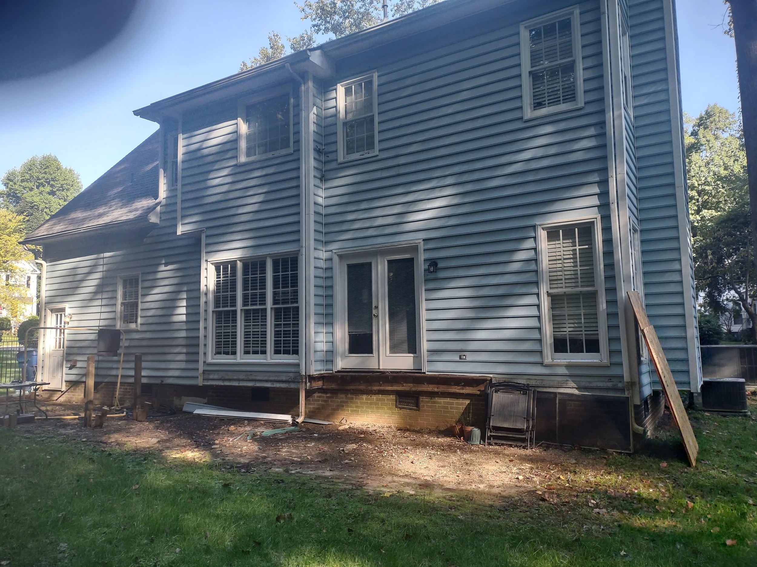 Demolition and cleanup are completed