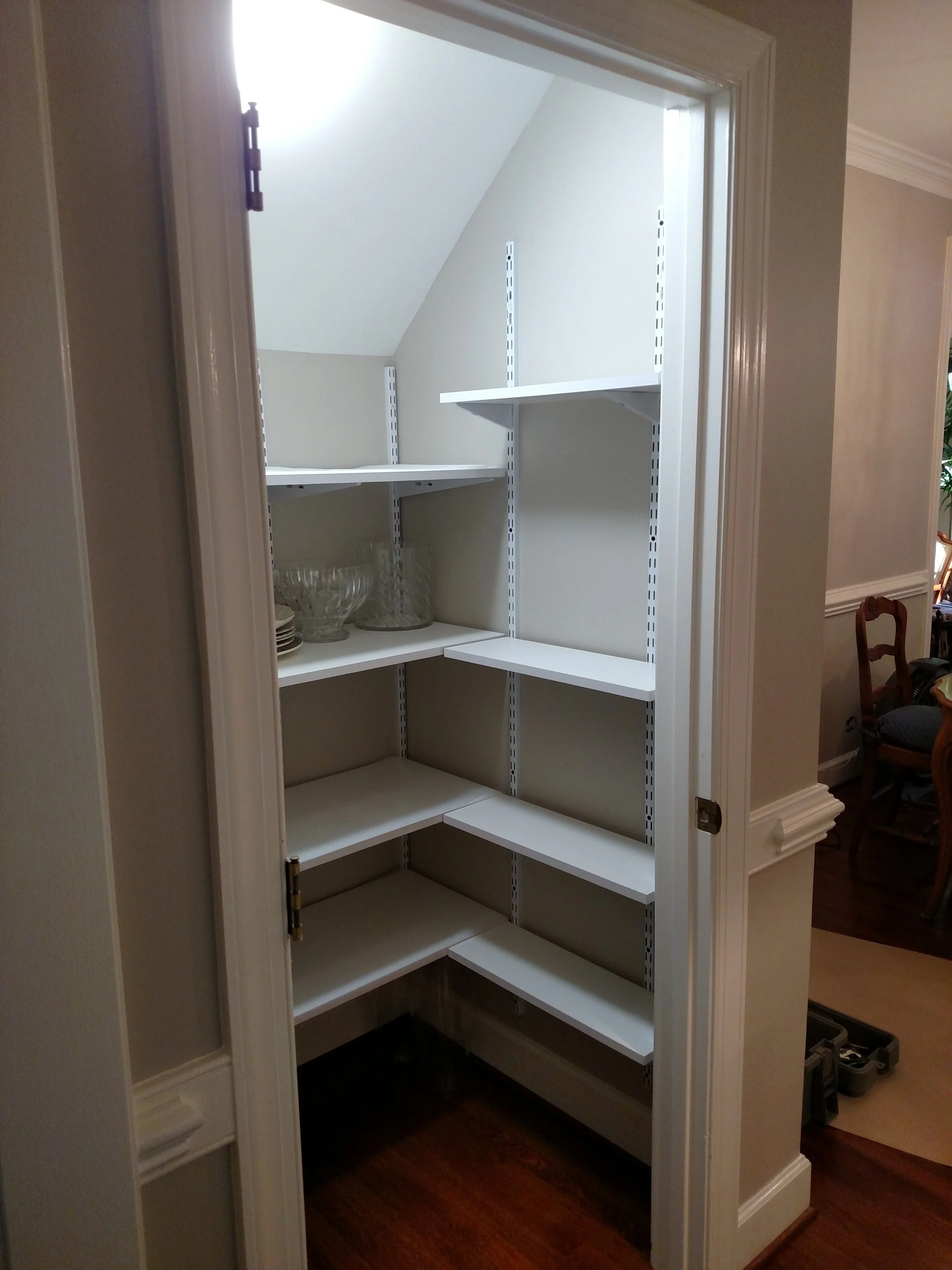 Custom auxiliary pantry for a home chef