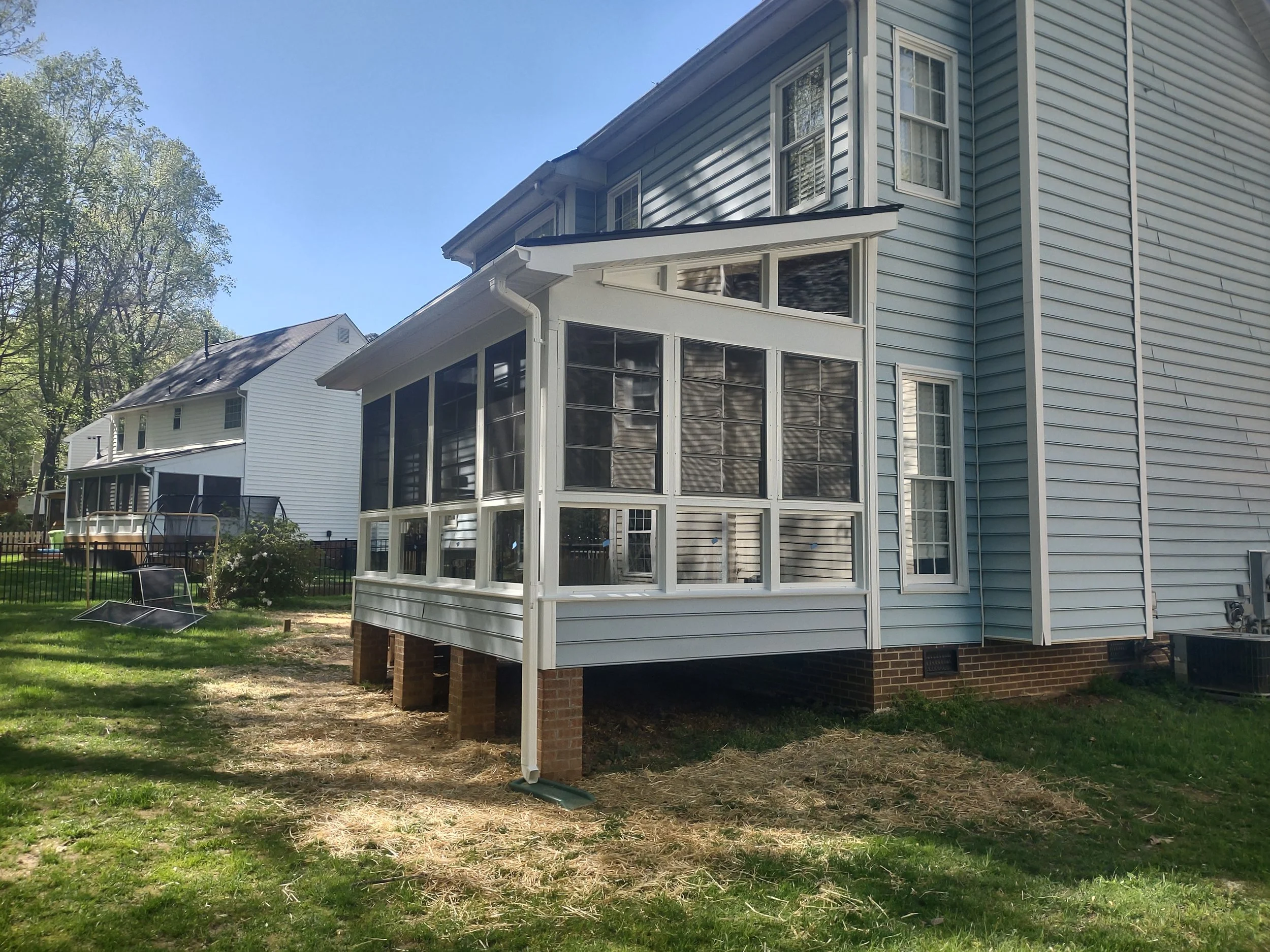 The Three Season Room has been completed and passed final inspection.