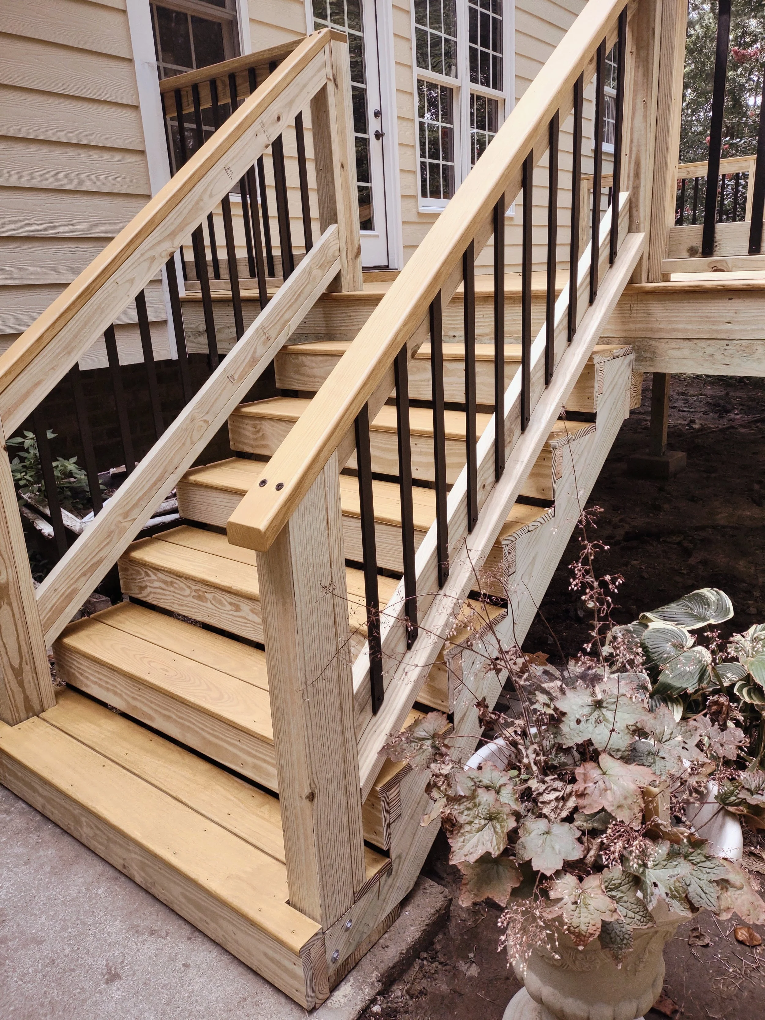 Premium kiln dried lumber custom deck