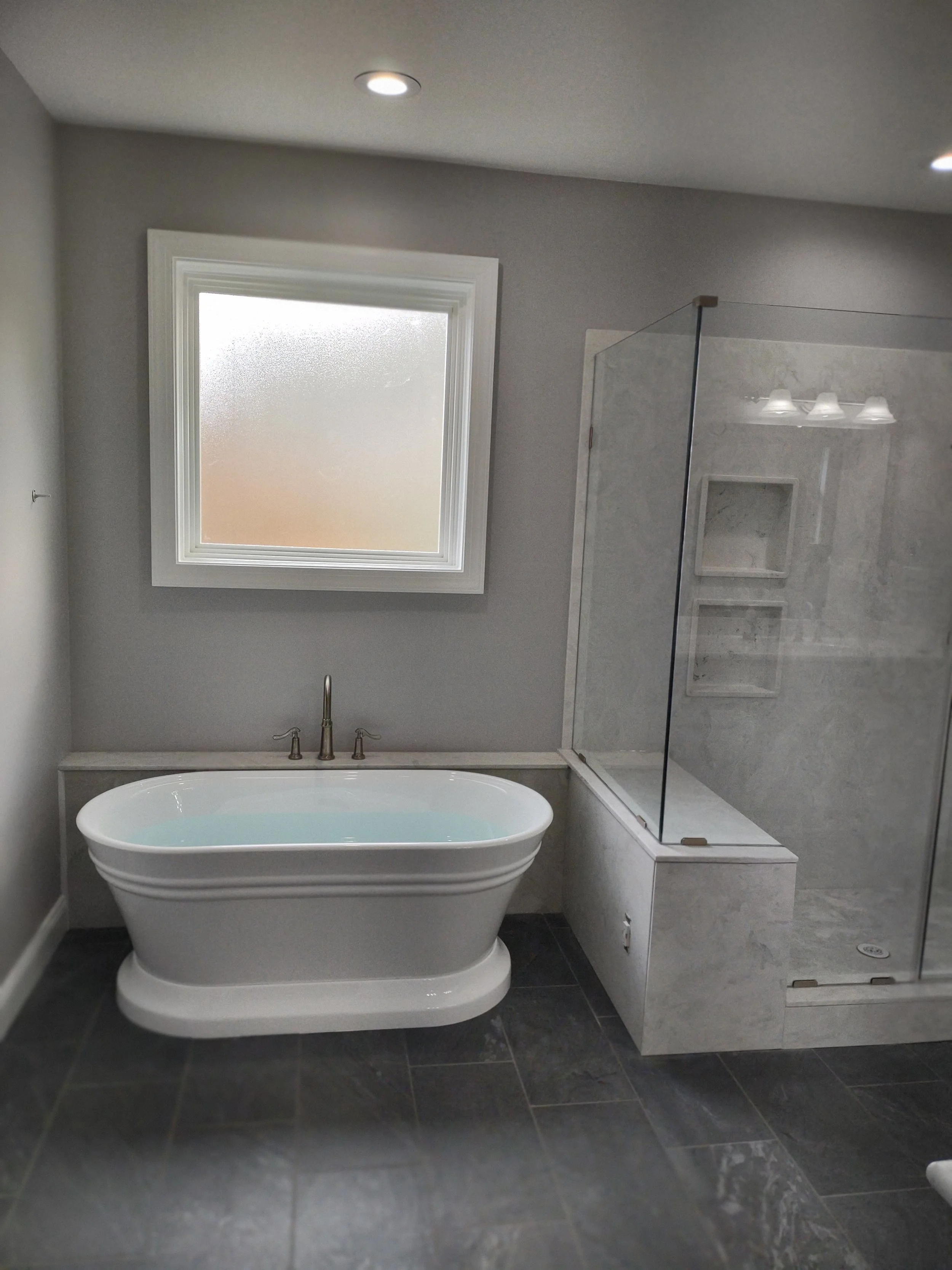 Custom master bath remodel