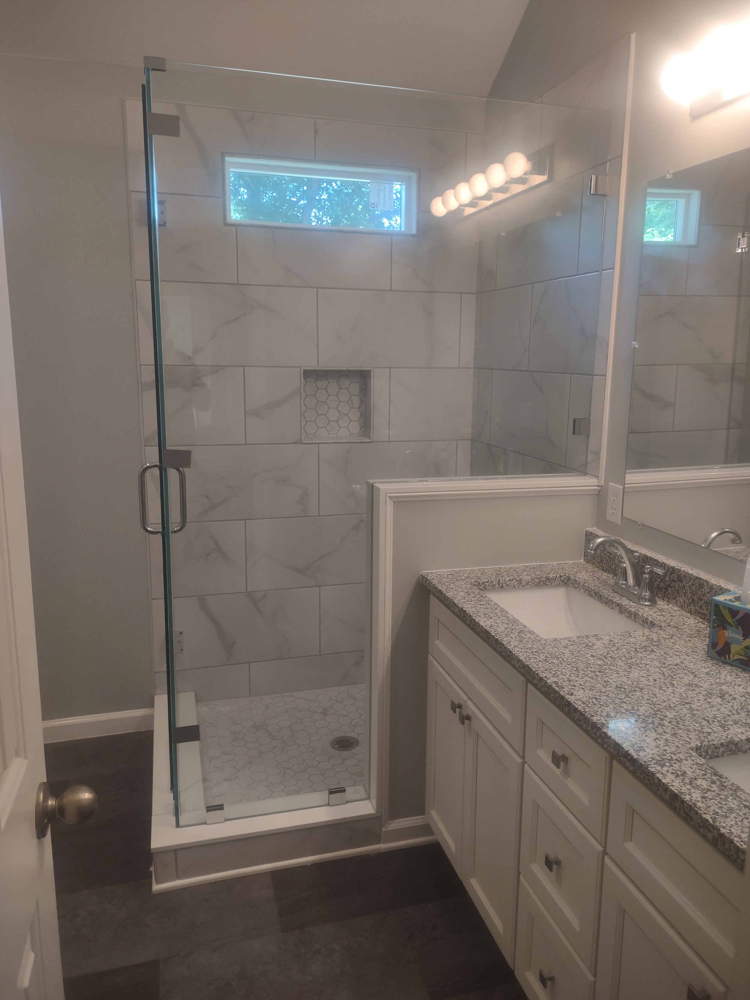 Master Bath remodel for space and ergonomics