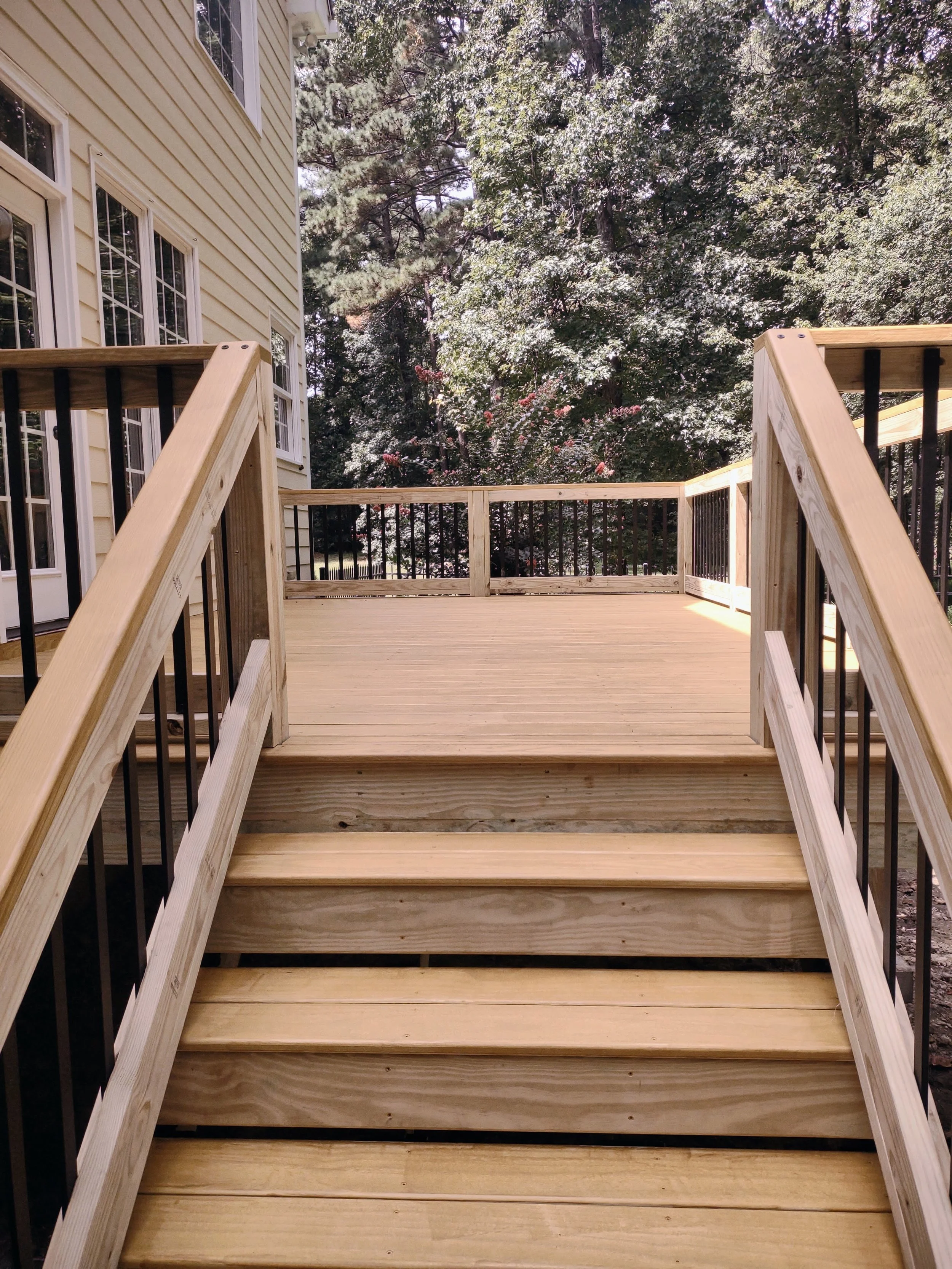 Premium kiln dried lumber custom deck