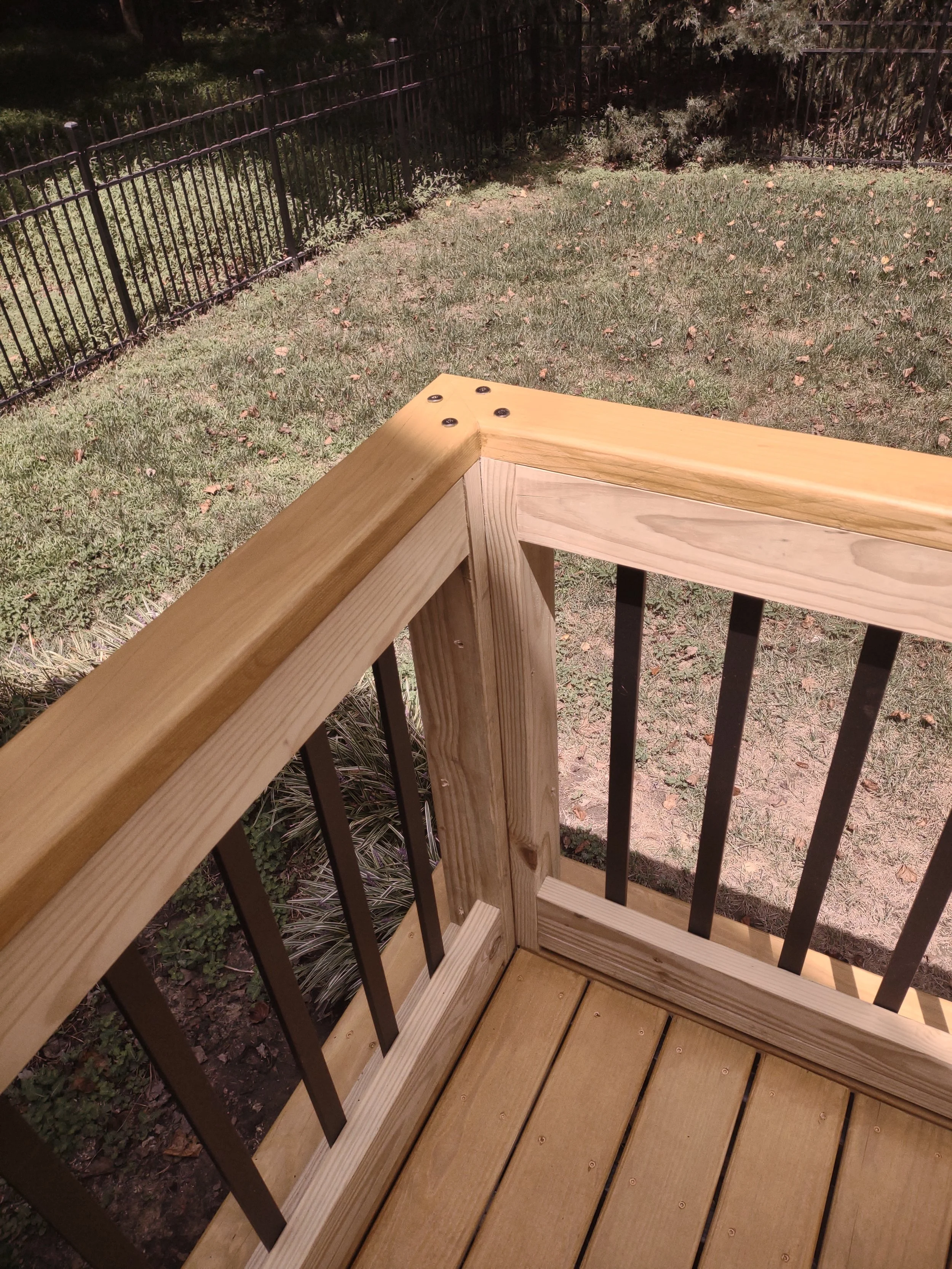 Premium kiln dried lumber custom deck