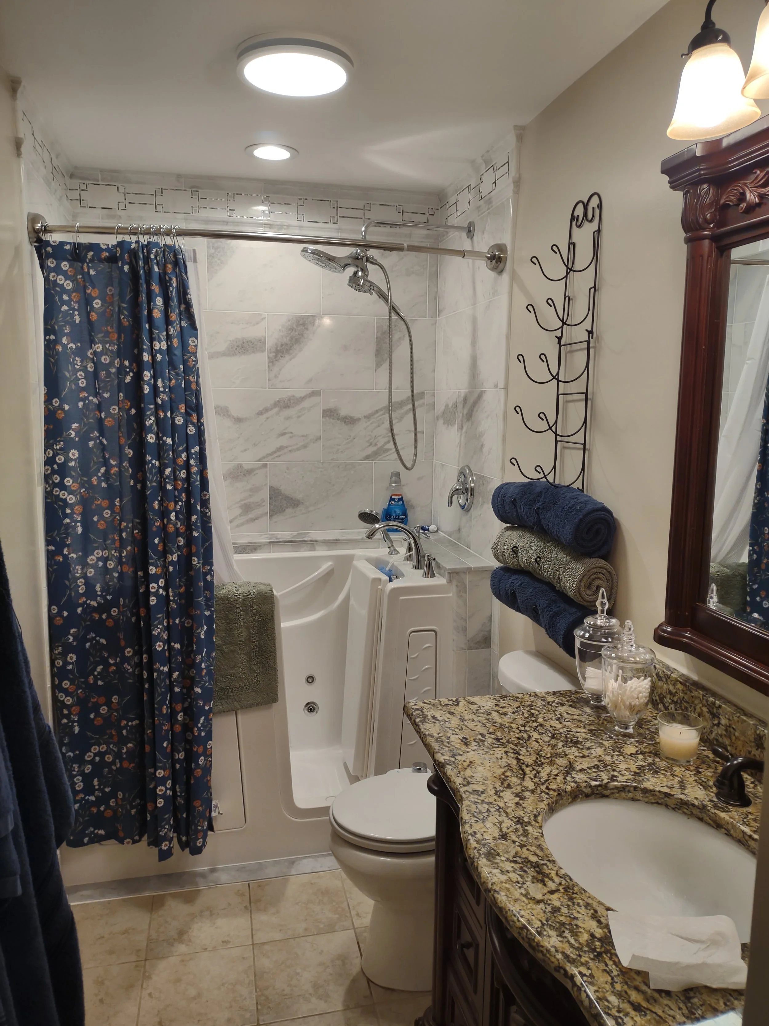 Custom Shower and hot tub combination remodel 