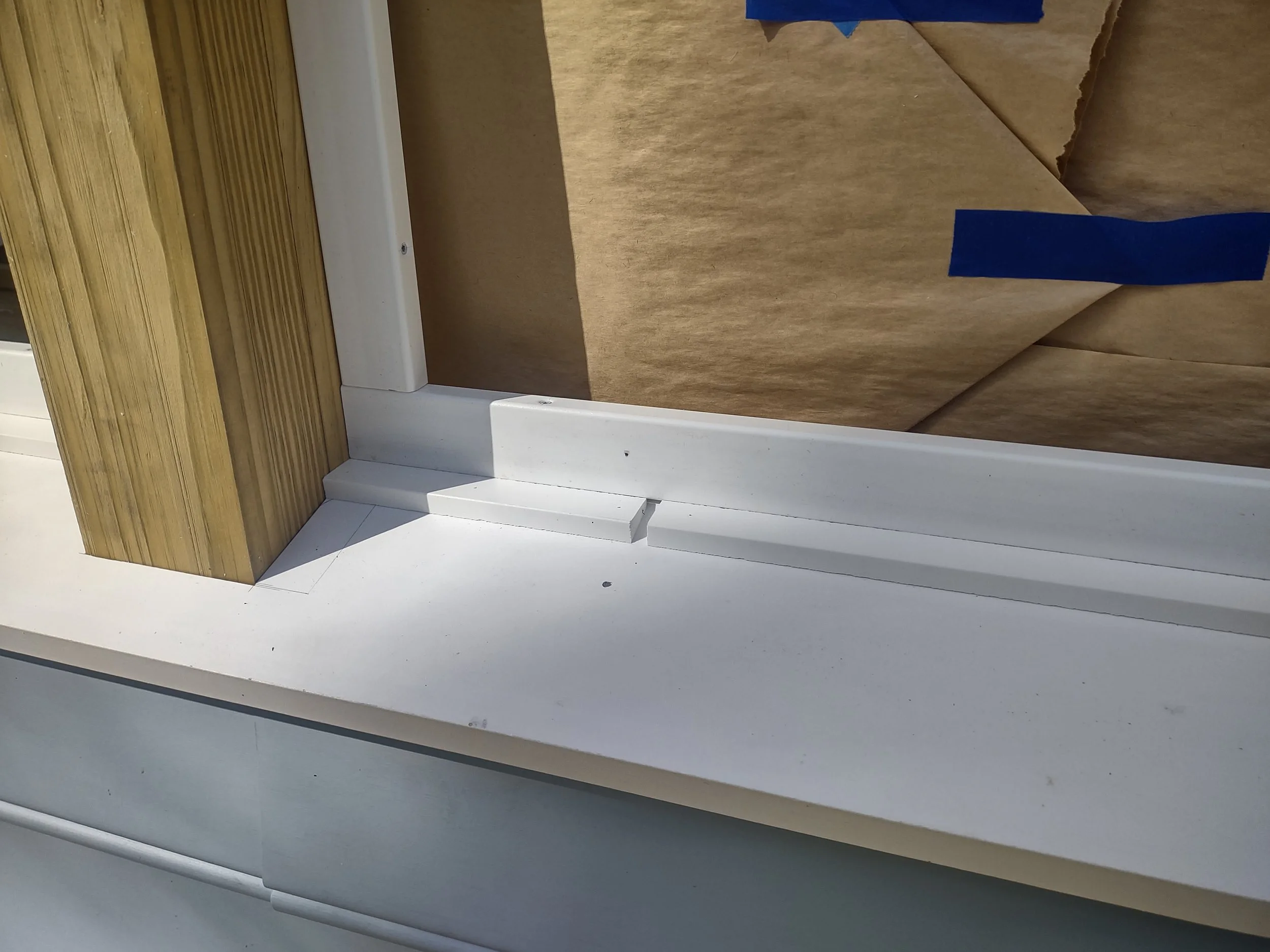 Small but important details like the weep holes allow condensation and moisture to escape the custom built windows