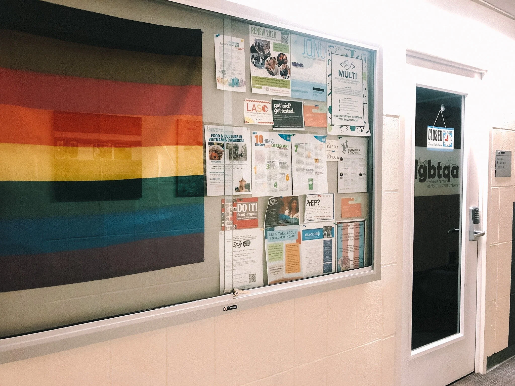  Northeastern's LGBTQA+ Resource Center in Curry Student Center.   