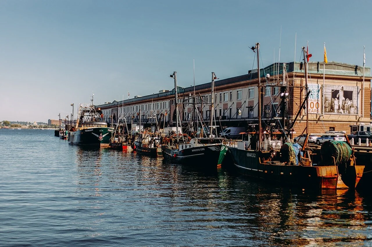  The Boston Fish Pier houses 20 commercial fishing boats and 15 seafood businesses. The pier is seeking historical recognition in order to merit more funding for maintenance and to support the local fishermen, but many don’t believe this will keep it