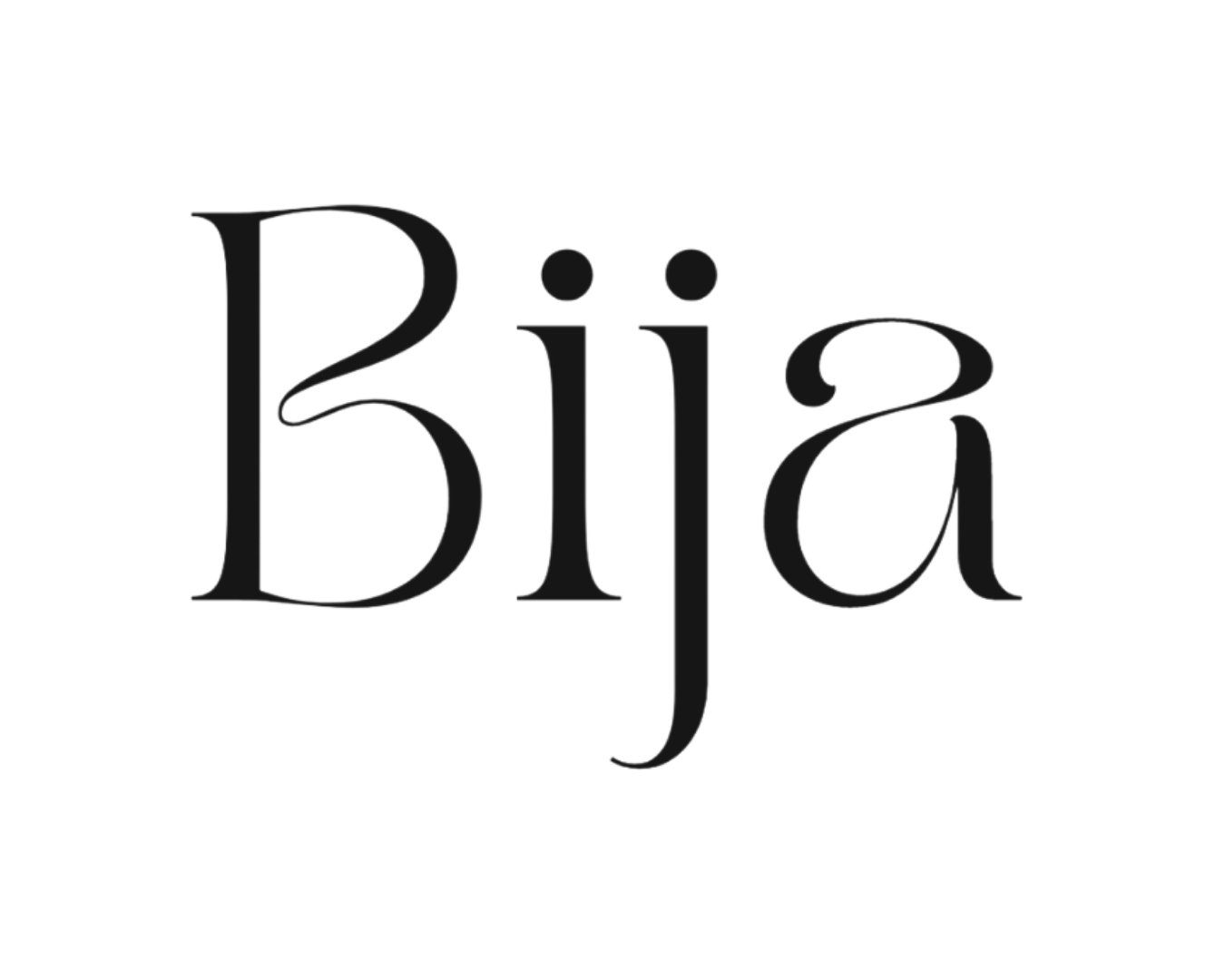 Logo of upscale healthcare company Bija
