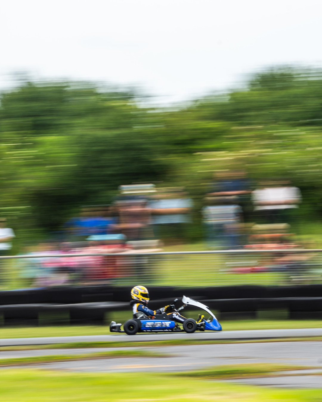 Scottish karting driver competing at high-performance racing venues