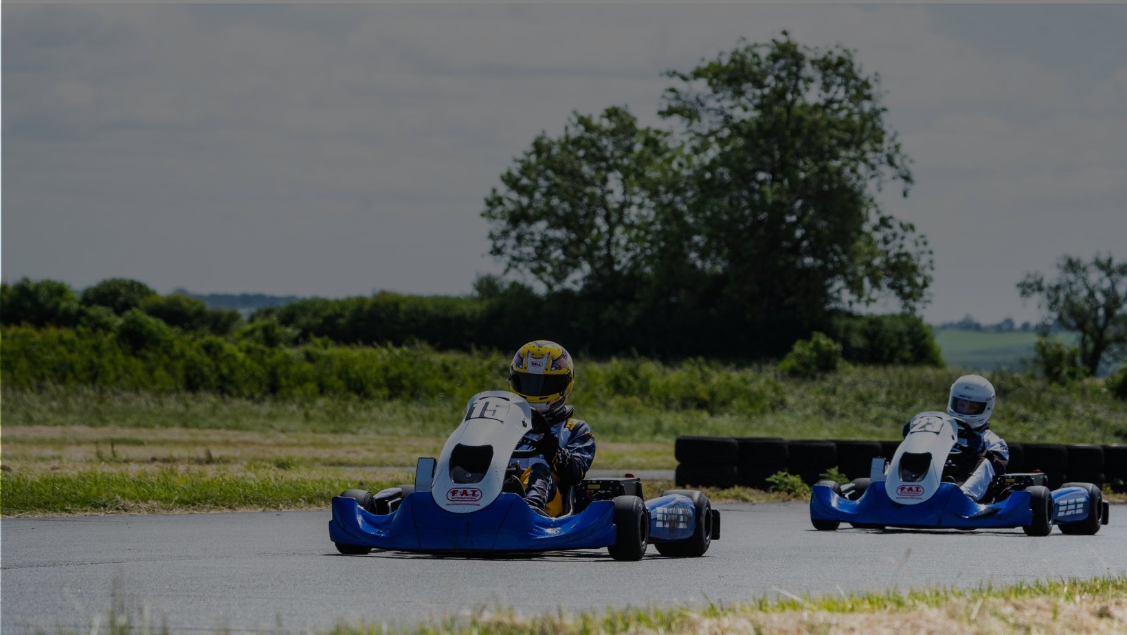 Scottish karting driver competing at high-performance racing venues