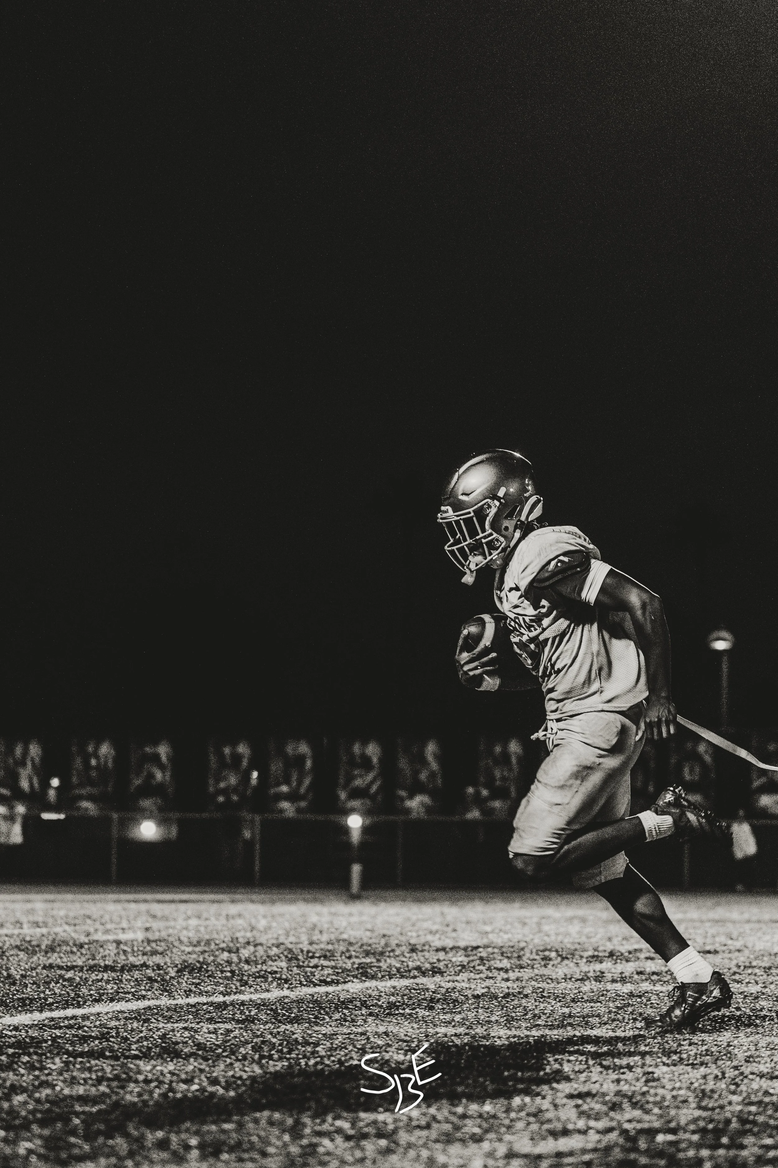 A Charter Oak football player running into the endzone from an amazing pass from Charter Oak quarterback.