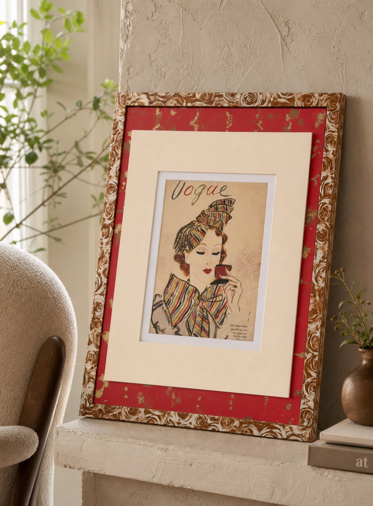 The Autumn Issue - Vintage Vogue Inspired Framed Art