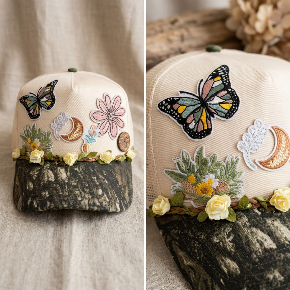 Flowers - Custom Trucker Hats  .png