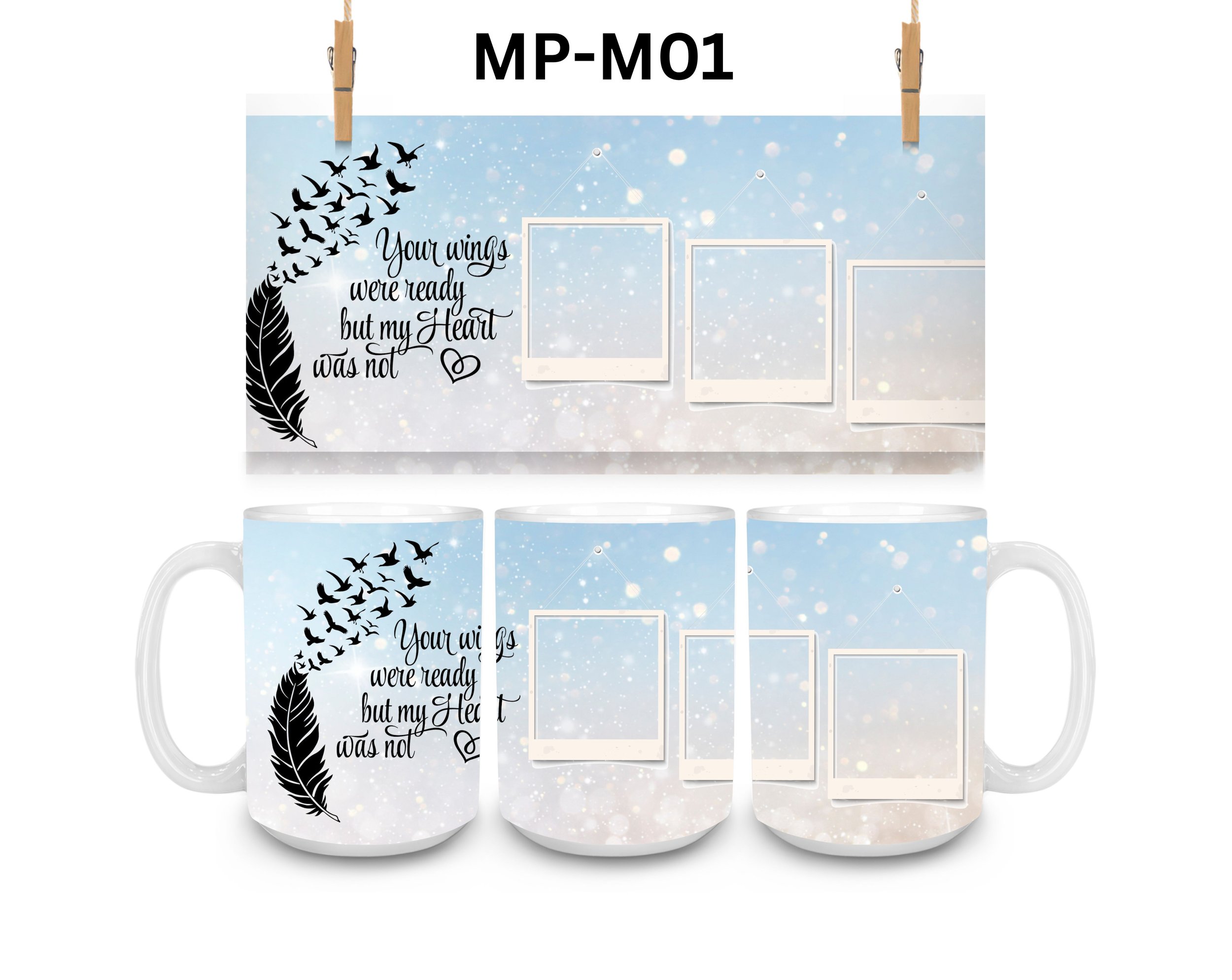 Memorial Coffee Mug, Color Changing Mug, Iced Coffee Cup
