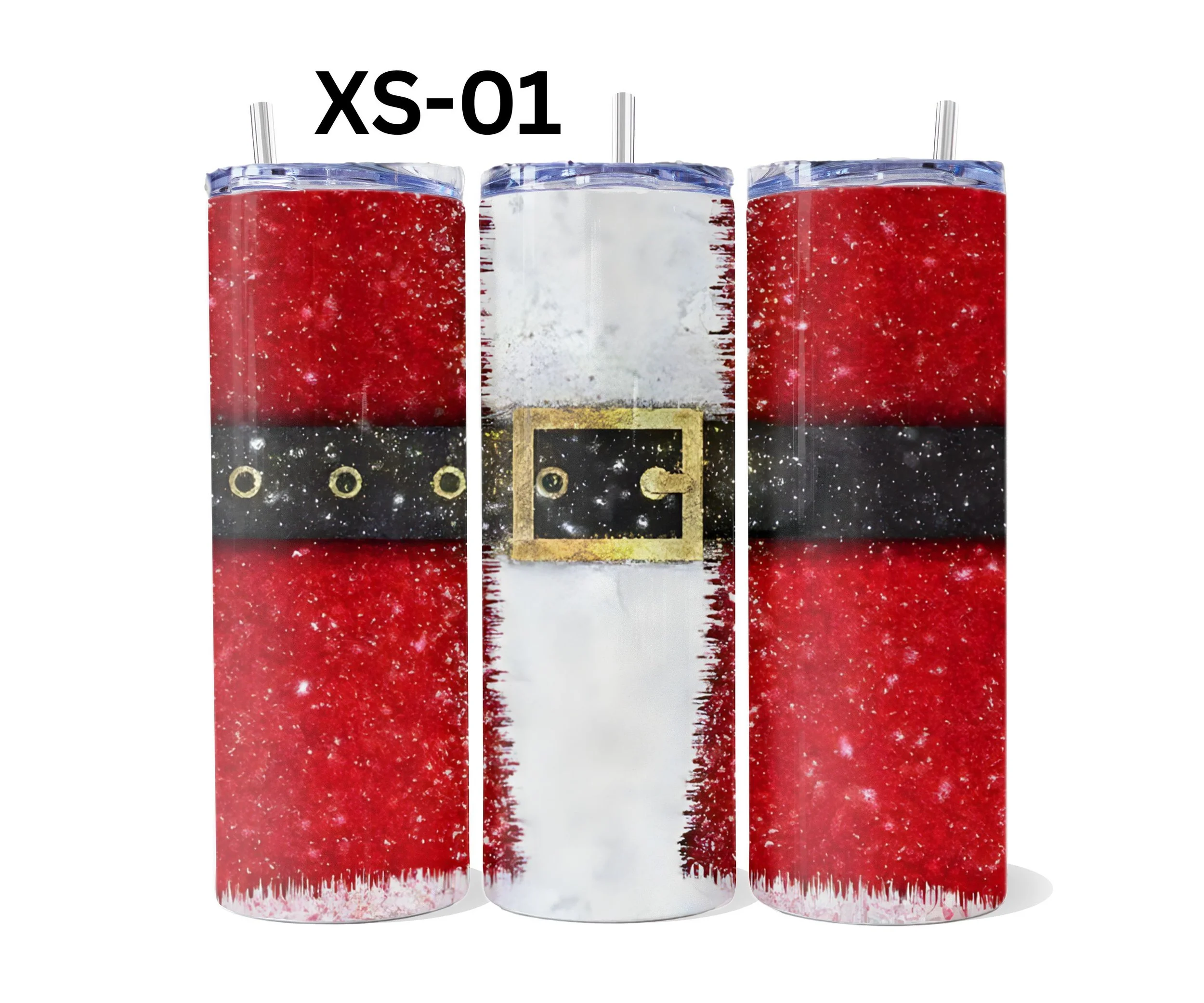 xChristmas Santa & Christmas Tree's Sublimation Tumbler