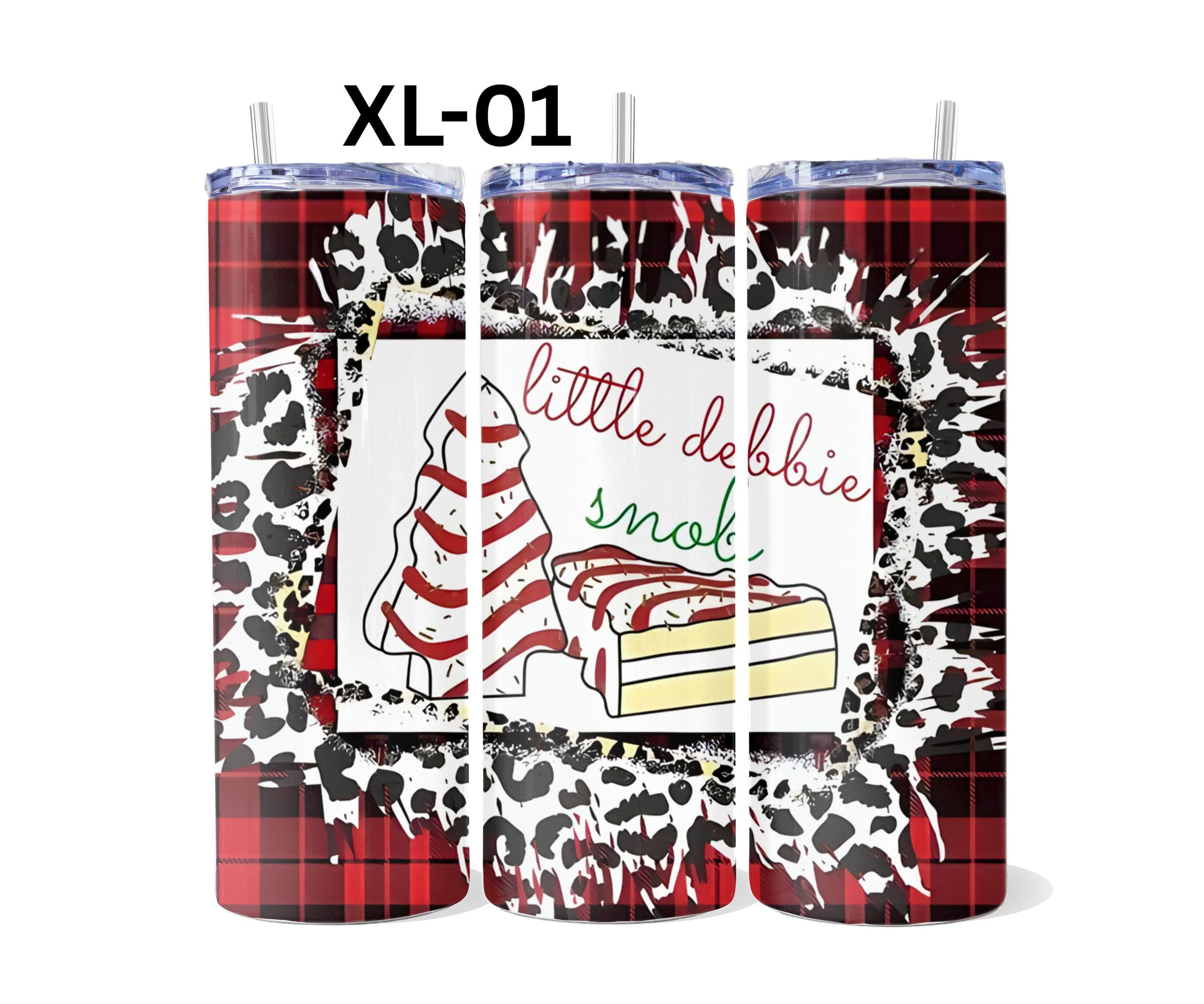 xChristmas Lil Debbie Sublimation Tumbler