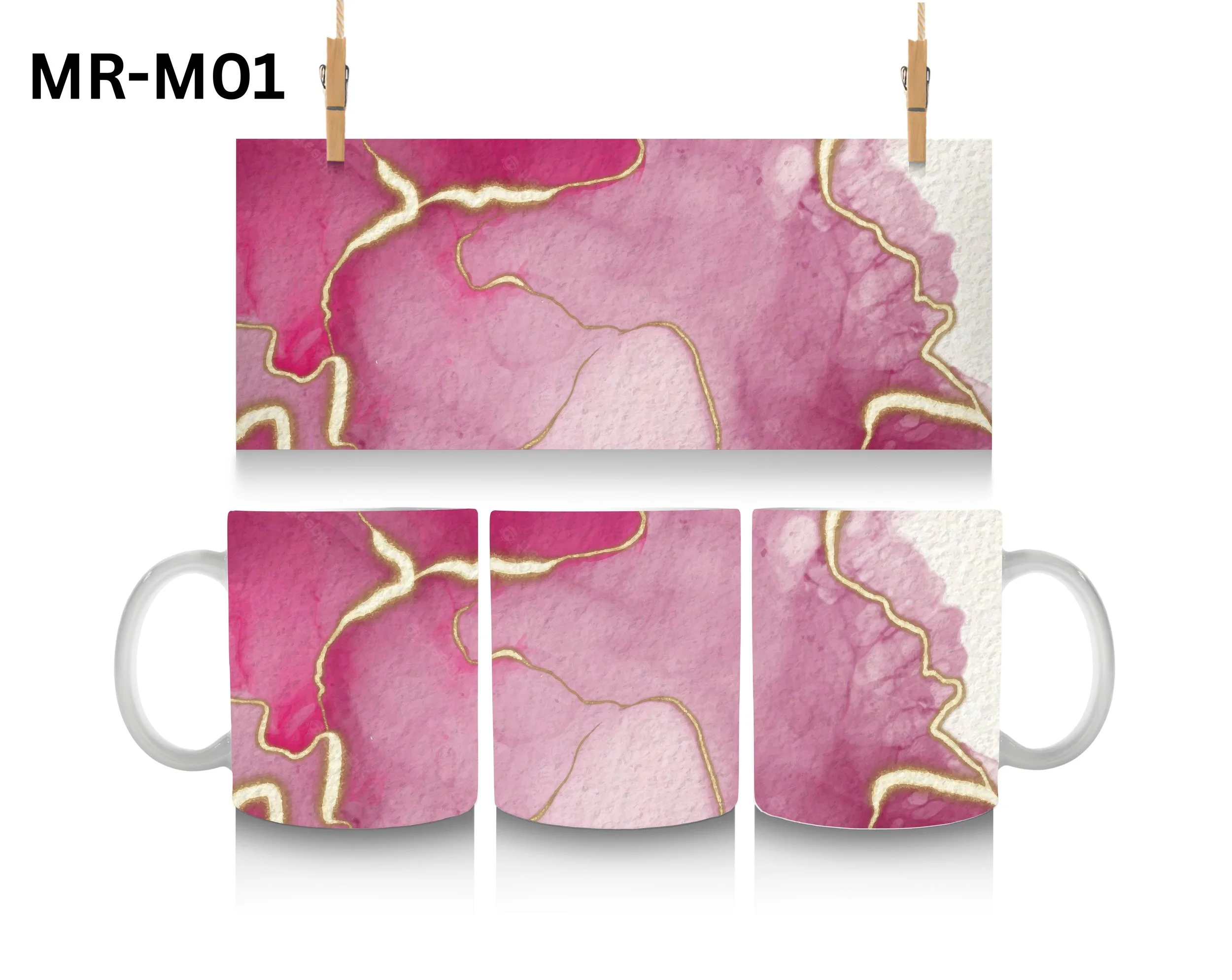 Marble Coffee Mug, Color Changing Mug, Iced Coffee Cup