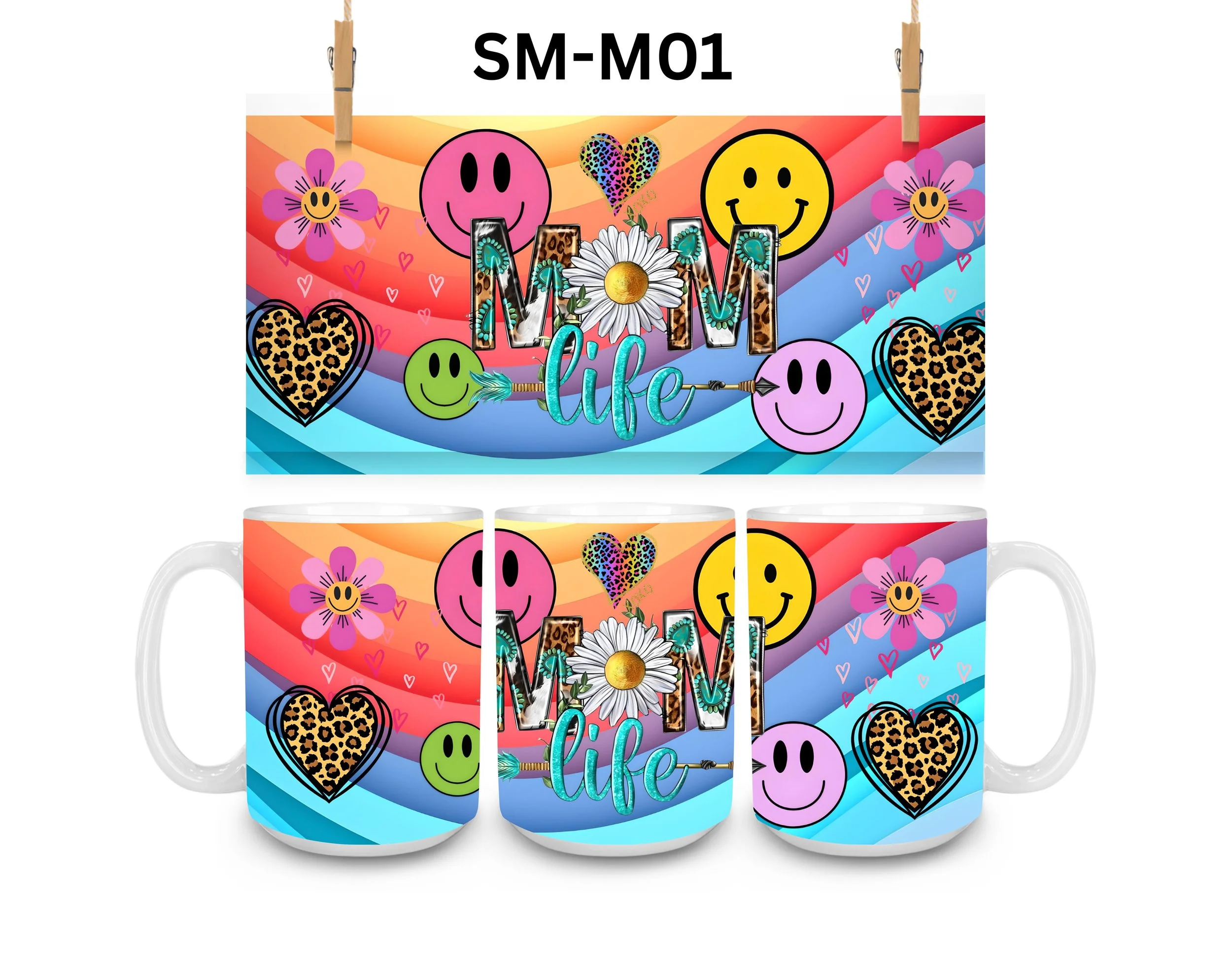 Smiley Coffee Mug, Color Changing Mug, Iced Coffee Cup