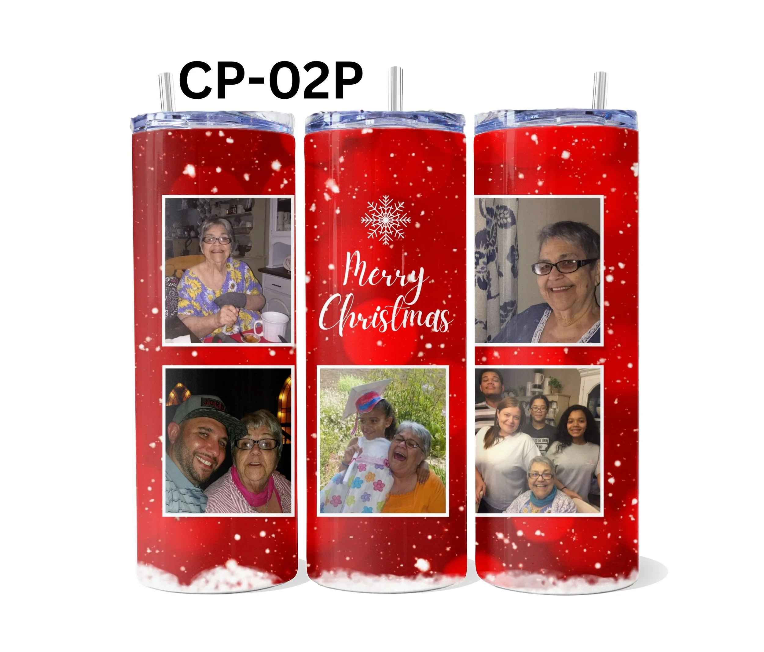 xChristmas Photo Tumbler