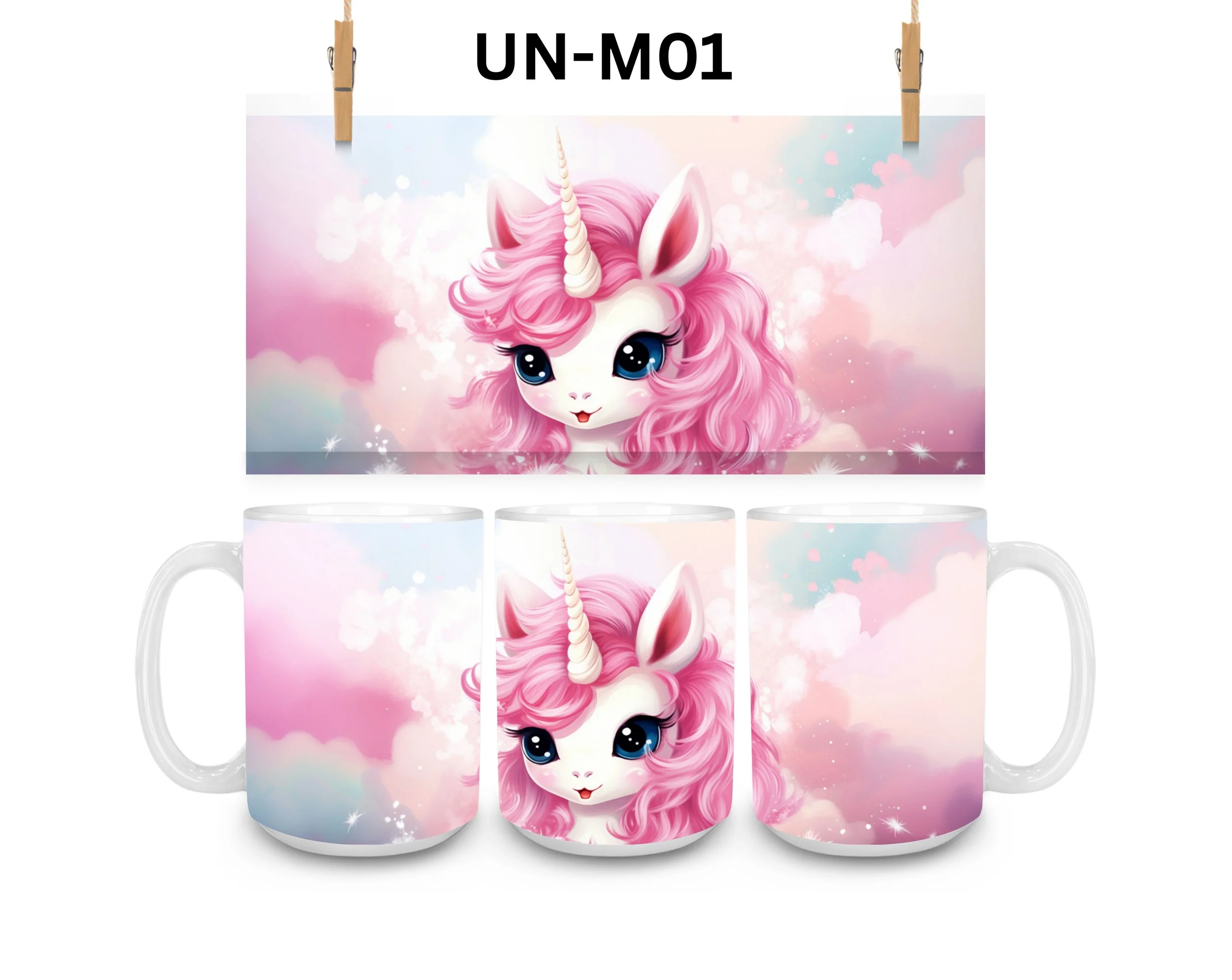 Unicorn Coffee Mug, Color Changing Mug, Iced Coffee Cup