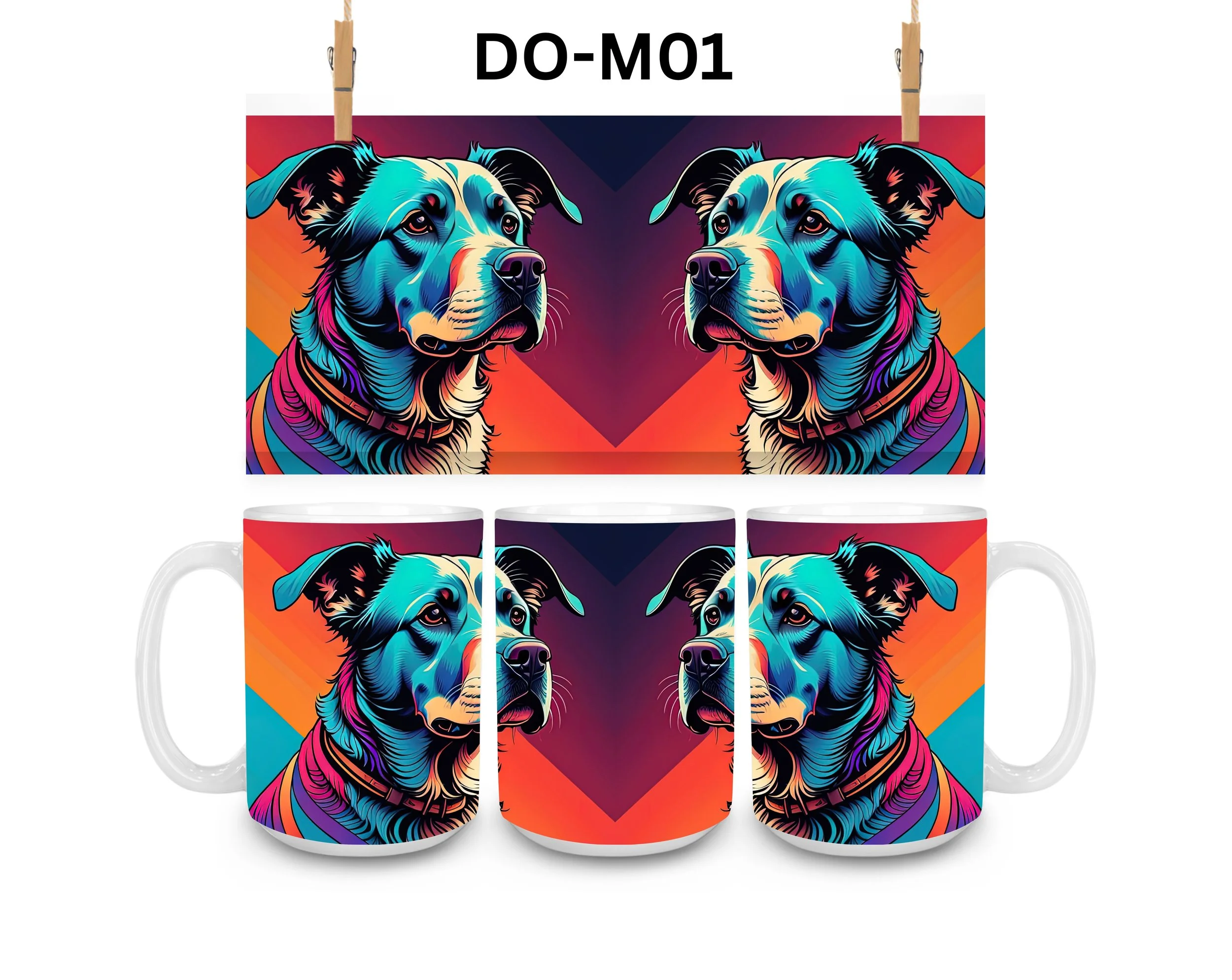 Dog Coffee Mug, Color Changing Mug, Iced Coffee Cup