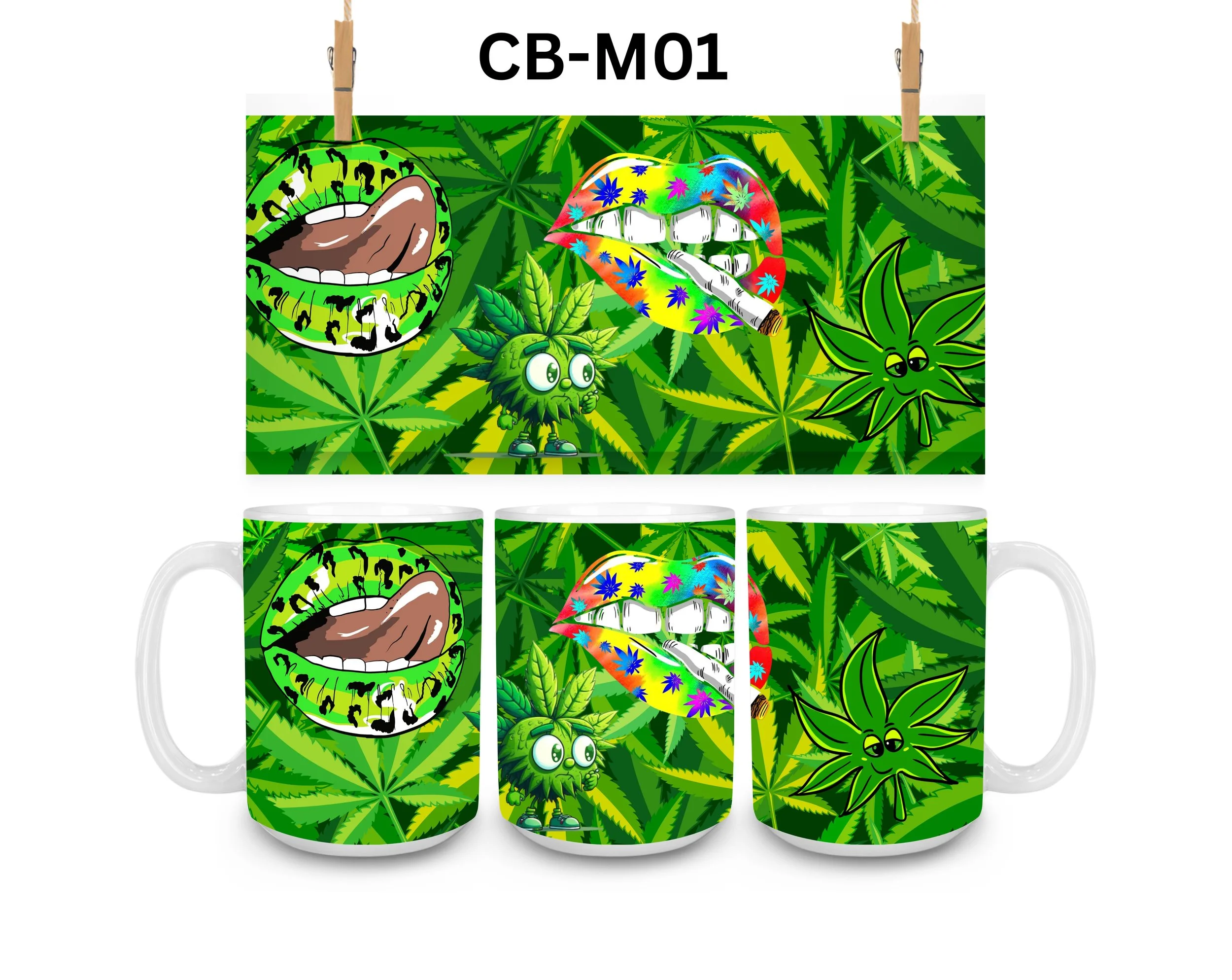 Cannabis Coffee Mug, Color Changing Mug, Iced Coffee Cup, Stainless Steel
