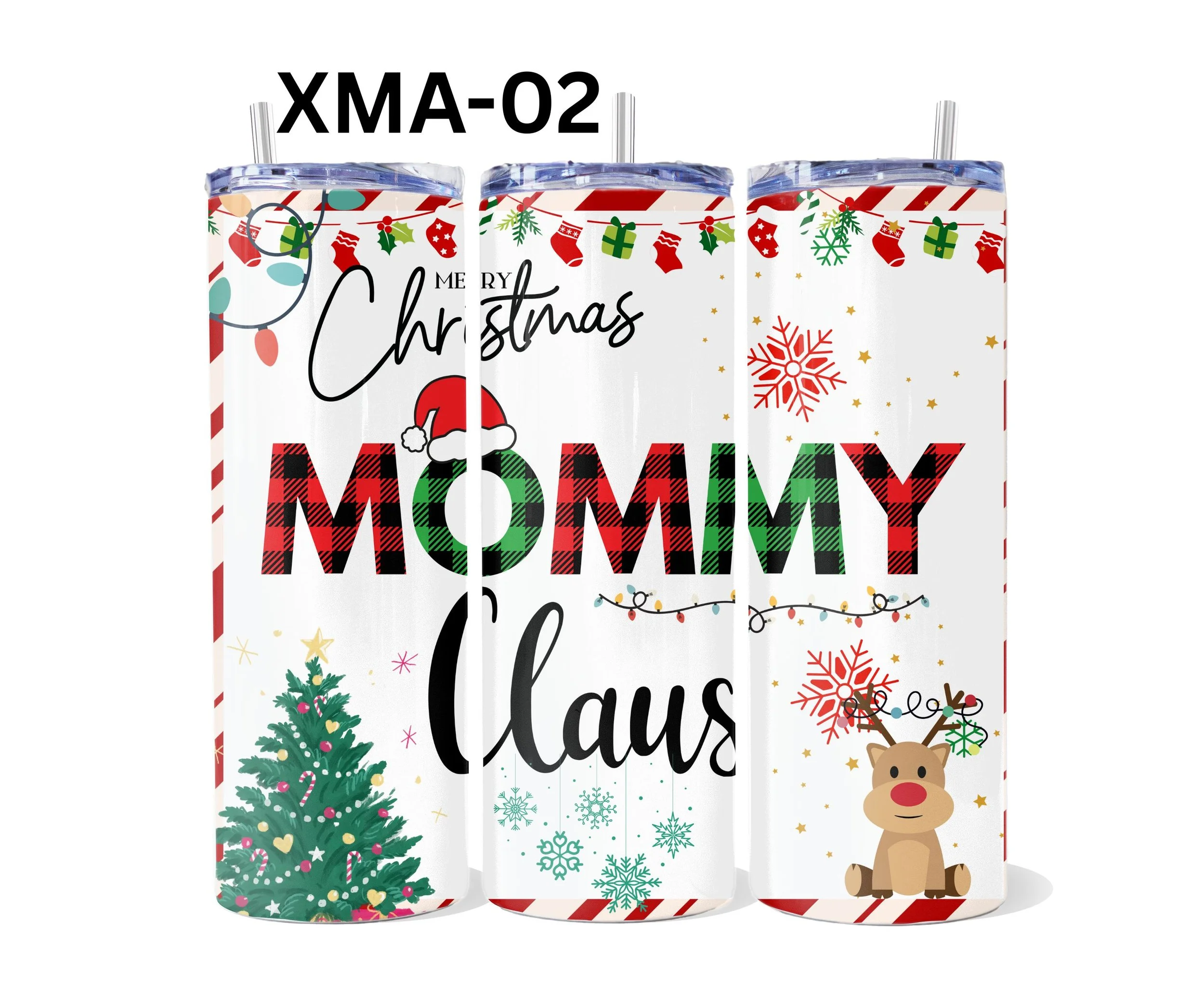 xChristmas Mama Sublimation Tumbler