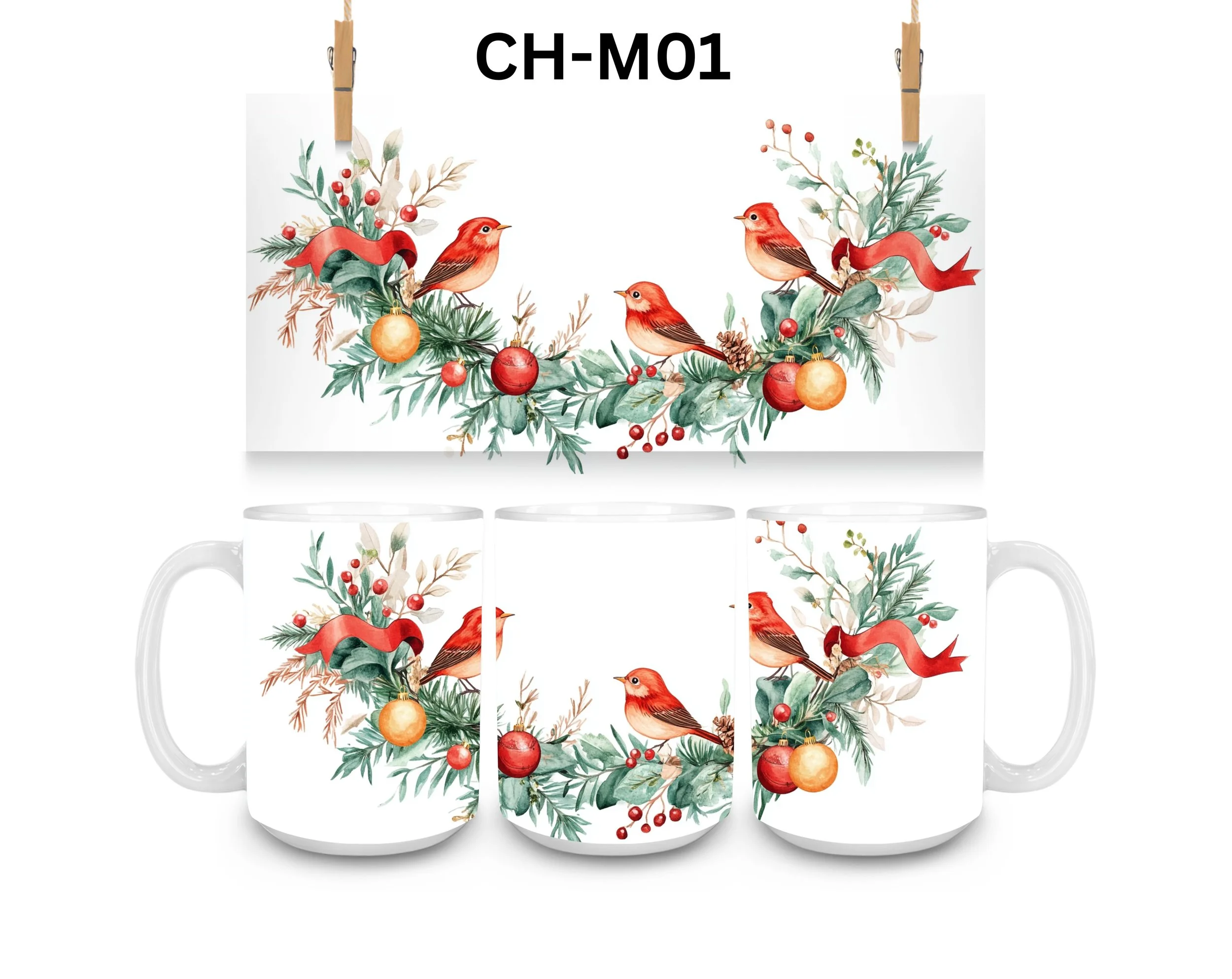 Christmas Coffee Mug, Color Changing Mug, Iced Coffee Cup