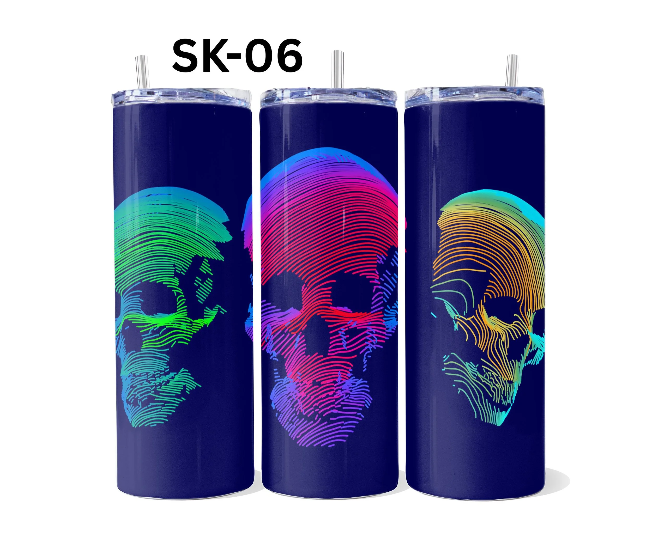 Skulls Sublimation Tumbler